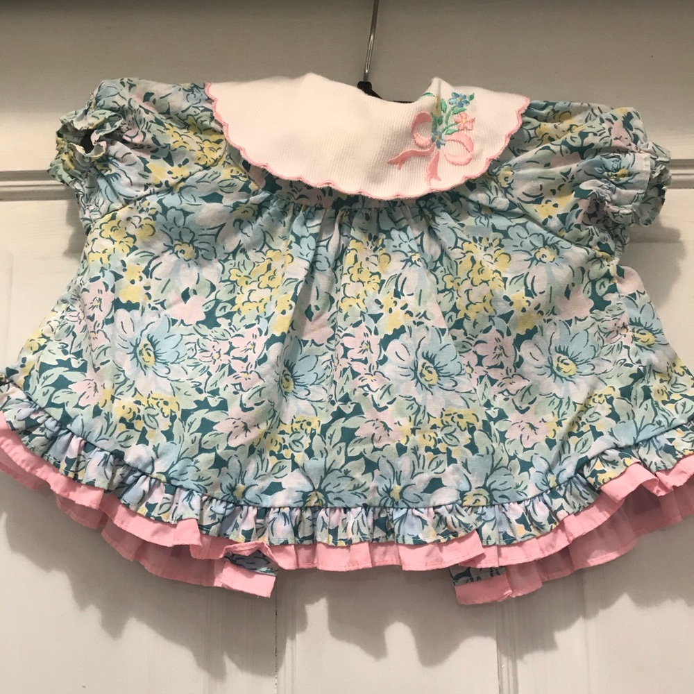 Cradle Togs Vintage Floral Dress 6-9 months
